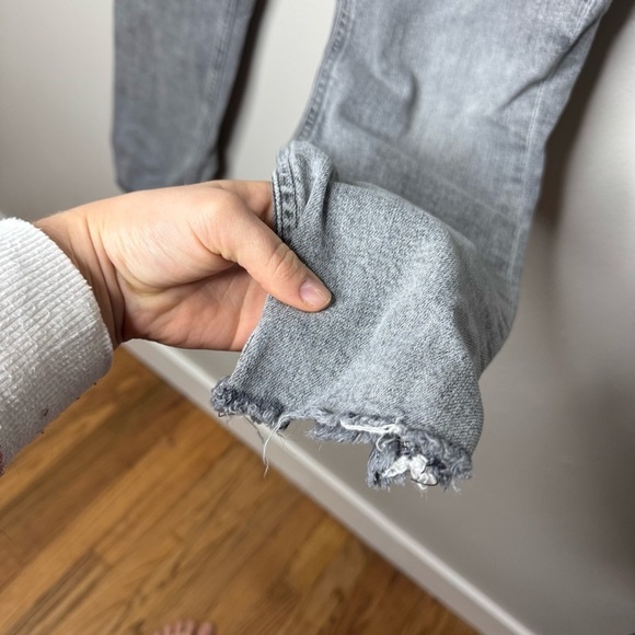 Agolde Nico High Rise Slim in Risk Grey Jeans - Picture 8 of 14